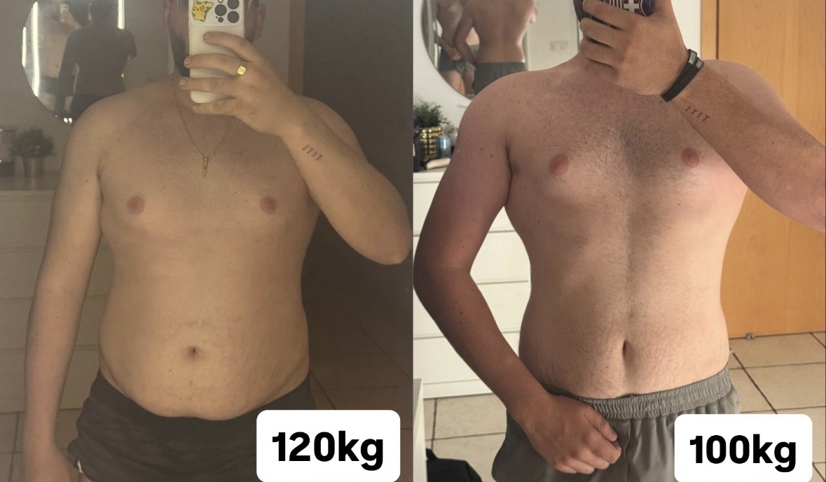 Antes y después real de cliente del Método LB 3